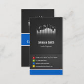 Audio Engineer - Premium Creative Innovative Business Card (Front/Back)