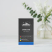Audio Engineer - Premium Creative Innovative Business Card (Standing Front)