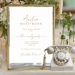 Audio Guestbook Phone Message Guest Book Sign