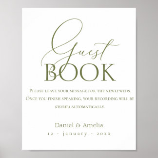 Audio Guestbook Sign, Wedding Audio Guestbook