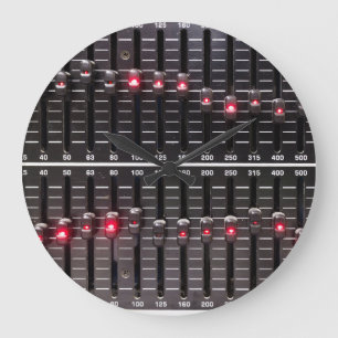 Audio Realm: Sound Studio Essentials Large Clock