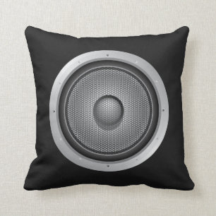 Audio Speaker Throw Pillow