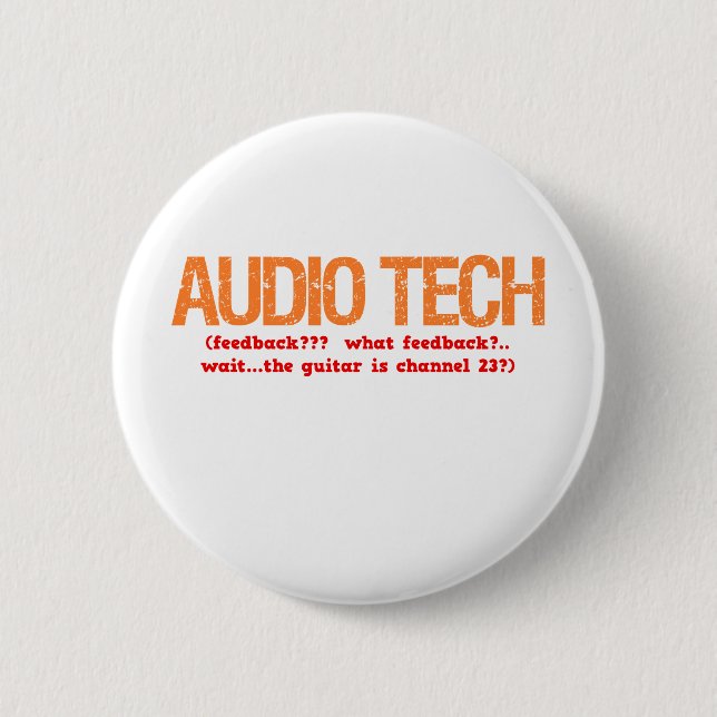 Audio Tech Description 2 Inch Round Button (Front)