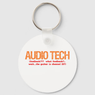 Audio Tech Description Keychain