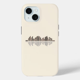 Audiobooks Books Sound Wave Symbol iPhone 15 Case