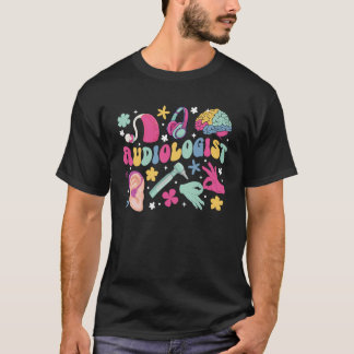 Audiologist Appreciation Audiology Groovy T-Shirt