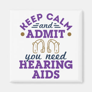 Audiologist Audiology Funny Need Hearing Aids Magnet