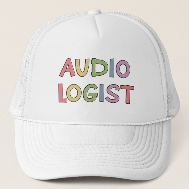Audiologist Audiology Graduation Gift  Trucker Hat (Front)