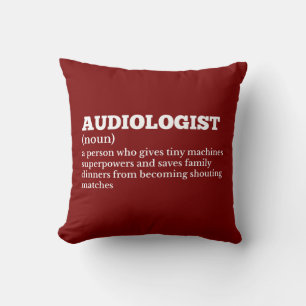 Audiologist Definition Pillow