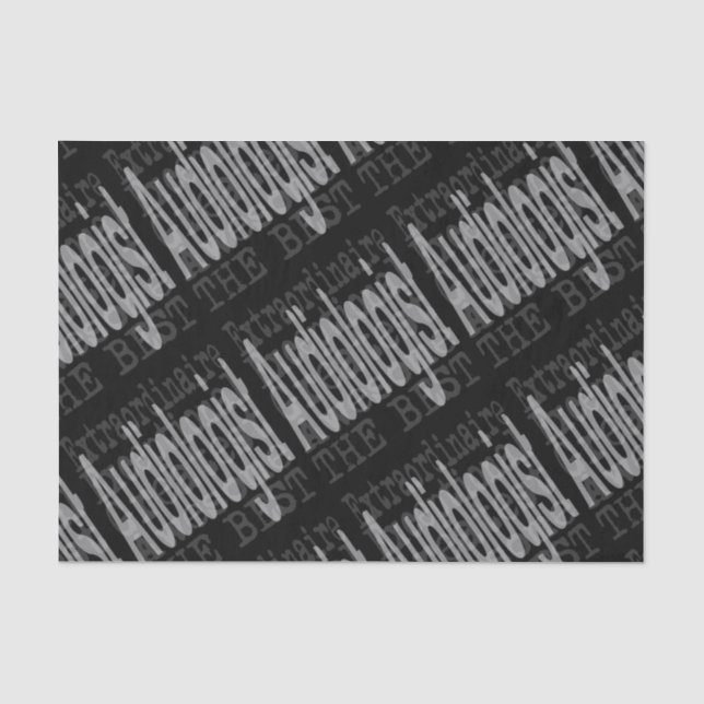 Audiologist Extraordinaire Tissue Paper (Front)