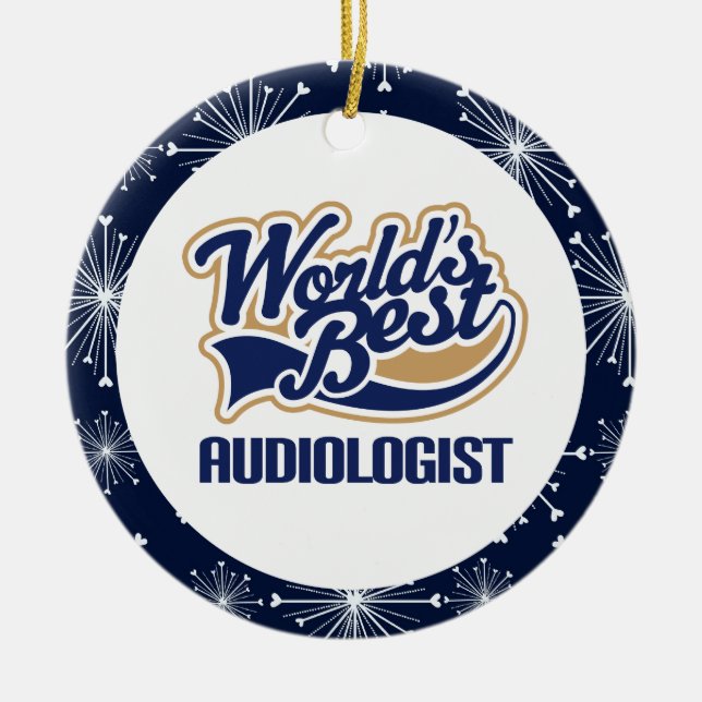 Audiologist Gift Ornament (Front)