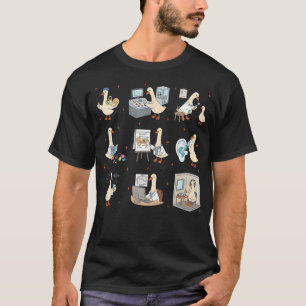 Audiologist Silly Goose Ent Doctor Hearing Aid T-Shirt