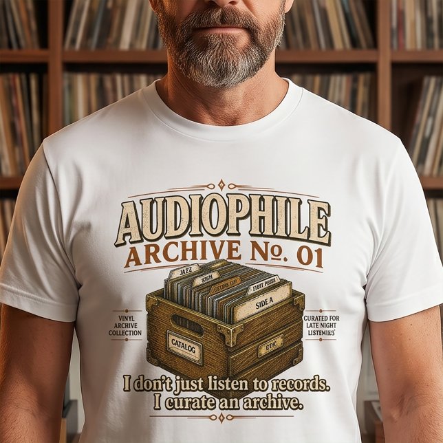 Audiophile Archive No. 01 Vinyl Tee (Creator Uploaded)