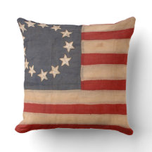 audiophiliacs.com ALL AMERICAN FLAG WAVER pillow