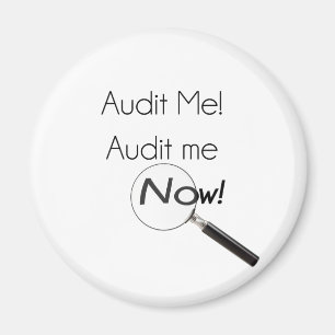 Audit me! magnet