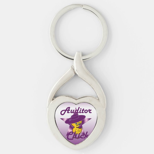 Auditor Chick #9 Keychain (Front)