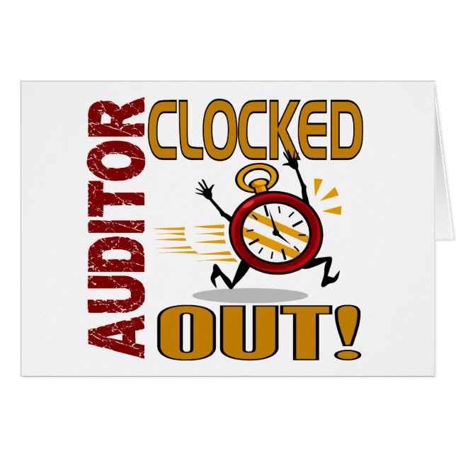 Auditor Clocked Out (Front Horizontal)