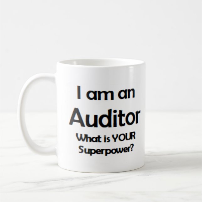 auditor coffee mug (Left)