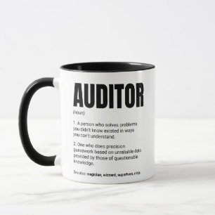 Auditor Definition Funny Job Mug