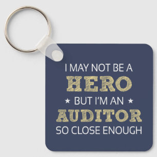 Auditor Humor Novelty Keychain