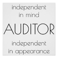 "Auditor: Independent in Mind & Appearance"