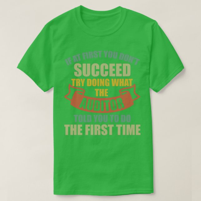 AUDITOR Personalized Name Shirt AUDITOR First Name (Design Front)