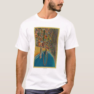Auditorium, Beach, and Rainbow Pier T-Shirt