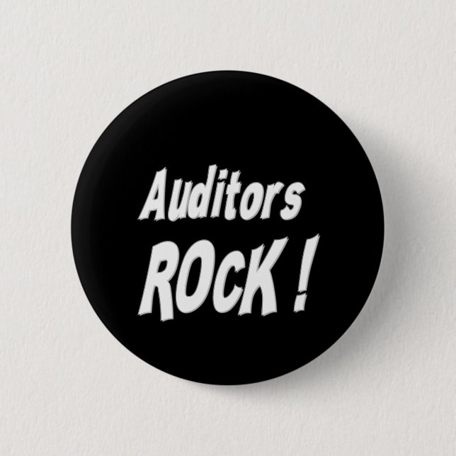 Auditors Rock! Button (Front)