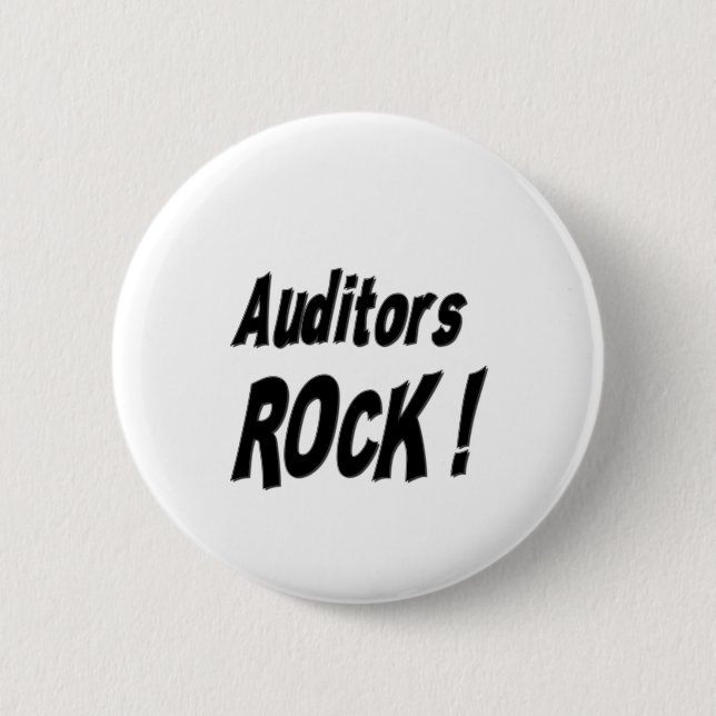 Auditors Rock! Button (Front)
