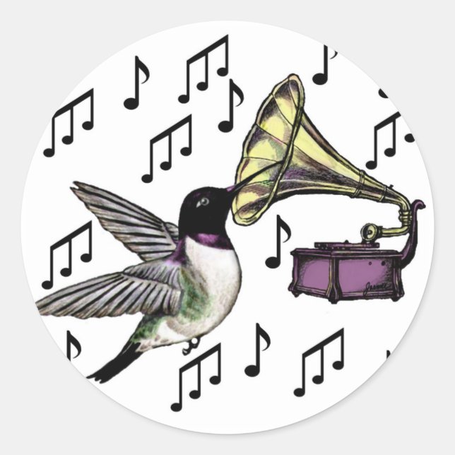 Auditory Nectar Classic Round Sticker (Front)