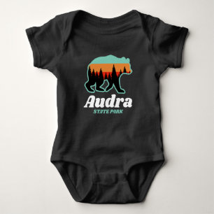 Audra Virginia State Park Bear Retro Vintage  Baby Bodysuit