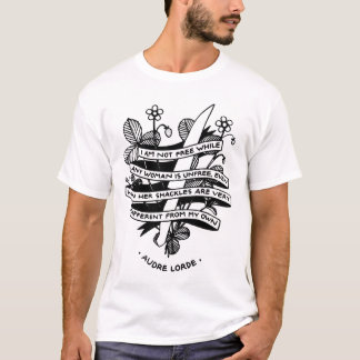 Audre Lorde quote of profits donated to Planned Pa T-Shirt