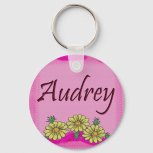 Audrey Daisy Keychain