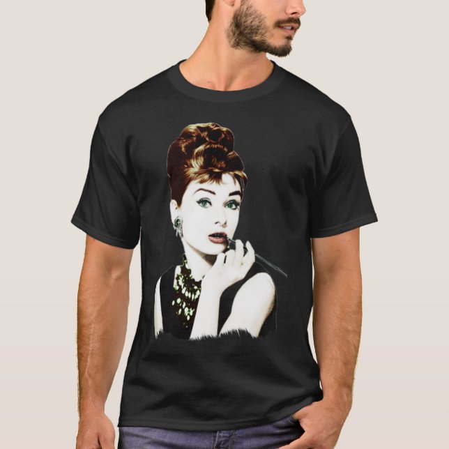 Audry Hepburn T-ShirtAudrey Hepburn - Breakfast At T-Shirt (Front)