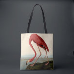 Audubon American Flamingo Tote Bag<br><div class="desc">Audubon Birds - John James Audubon - American Flamingo John James Audubon created this beautiful American Flamingo illustration, an aquatint engraving with original hand colouring, and published it in the famous original Birds of America books produced in the early 1800s. The American Flamingo is a beautiful print -- one of...</div>