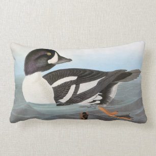 Audubon: Barrow's Goldeneye Lumbar Pillow