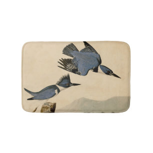 Audubon Belted Kingfisher Wildlife Bird Bath Mat