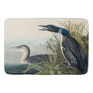 Audubon Bird Loon Diver Classic Bath Mat