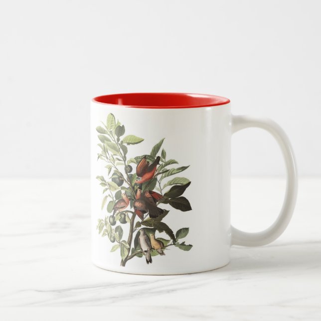 Audubon Bird Mug, Ground Dove, 15 oz. Two-Tone Two-Tone Coffee Mug (Right)