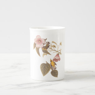 Audubon Blue-Winged Yellow Warbler Bone China Mug