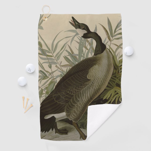Audubon Canada Goose Wildlife Bird Golf Towel (InSitu)