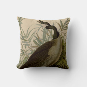Audubon Canada Goose Wildlife Bird Throw Pillow