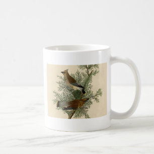 Audubon Cedar Waxwing Bird Coffee Mug