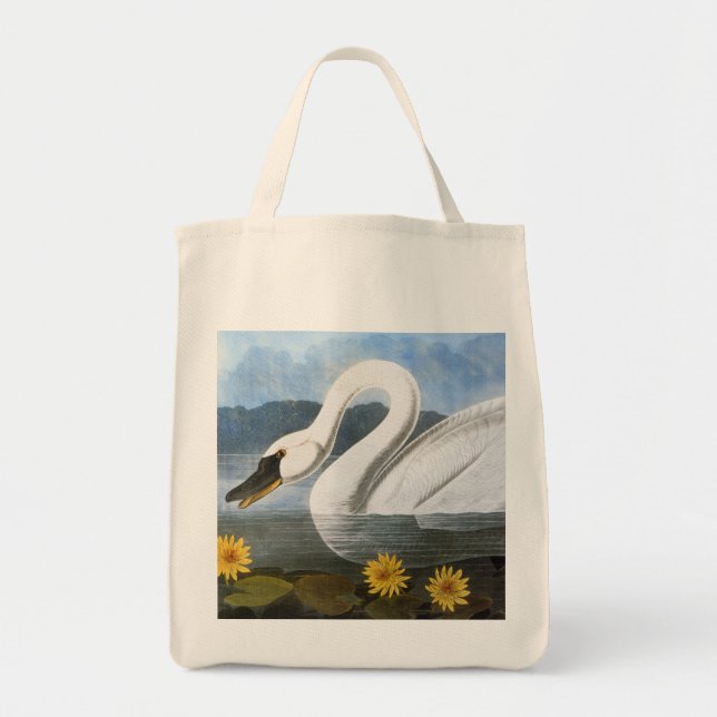 Audubon: Common Swan Tote Bag (Front)