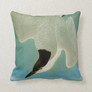 Audubon: Gull-Billed Tern Throw Pillow