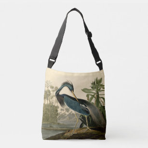 Audubon Louisiana Heron Birds America Art Crossbody Bag