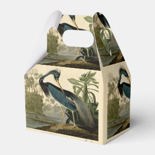 Audubon Louisiana Heron Birds America Art Favor Box