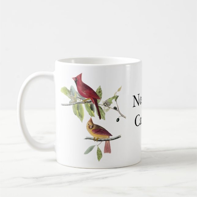 Audubon Northern Cardinal Coffee Mug (Left)