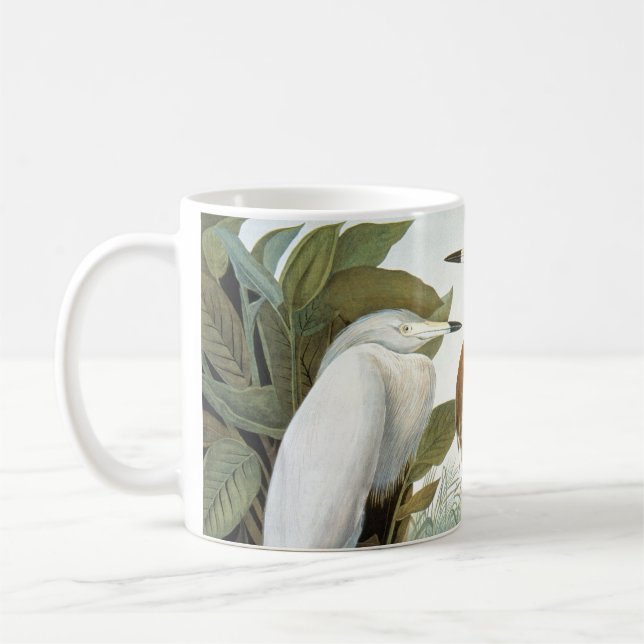 Audubon: Reddish Egret Or Purple Heron Coffee Mug (Left)