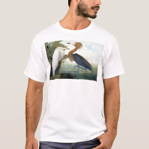 Audubon: Reddish Egret Or Purple Heron T-Shirt